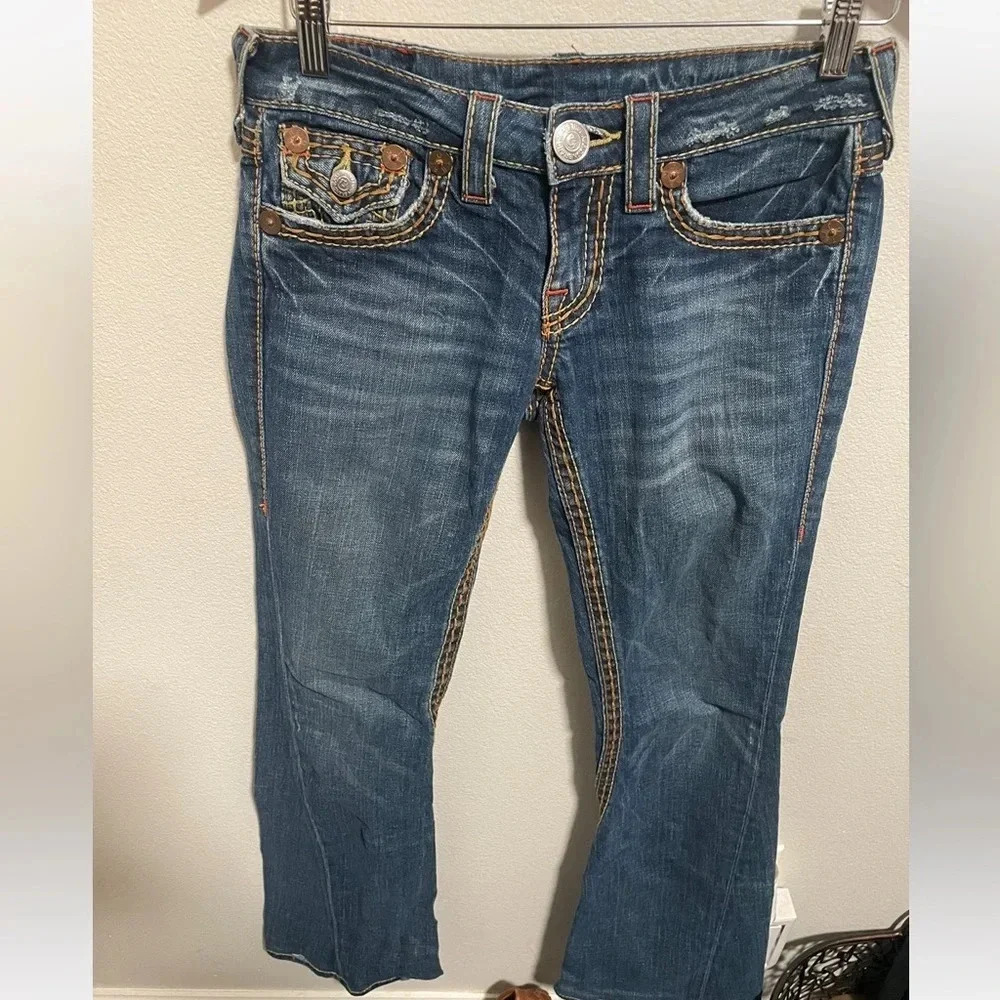 True Religion women’s denim jeans Joey boot‎ cut pants